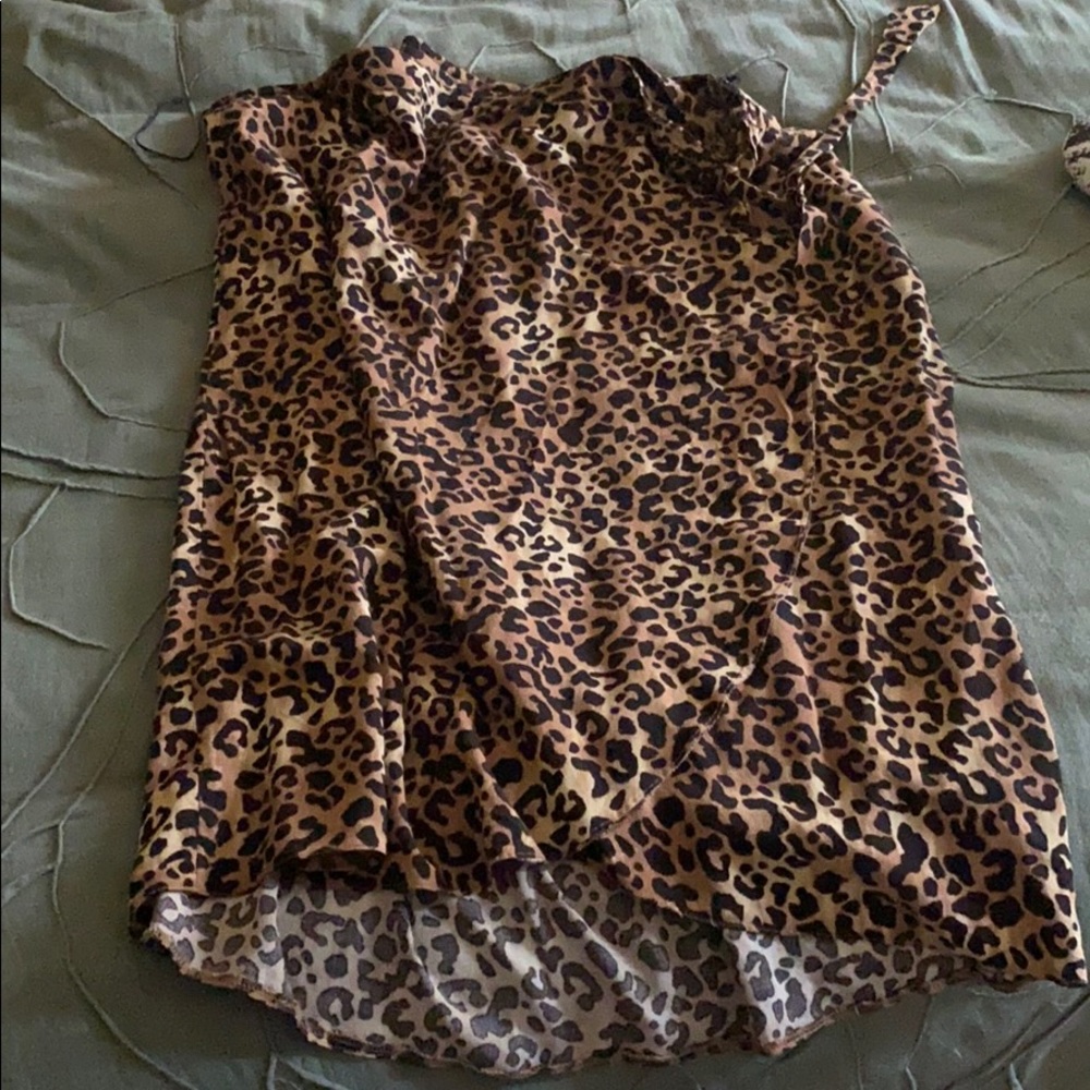 Cheetah print skirt